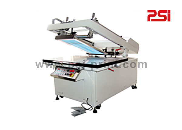 SS6090 flat screen printer with slanting arms
